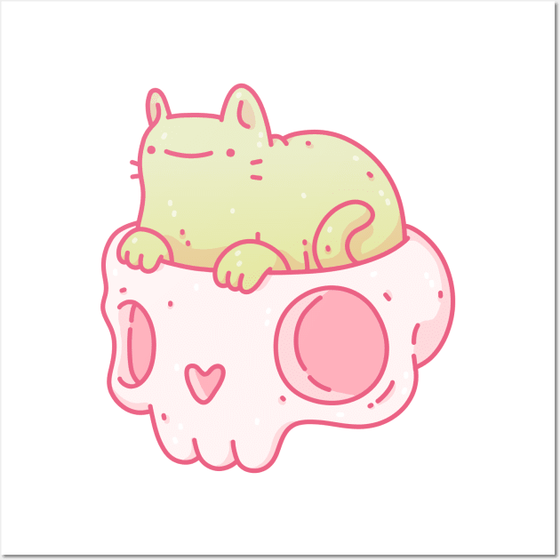 Skullcat Wall Art by odsanyu